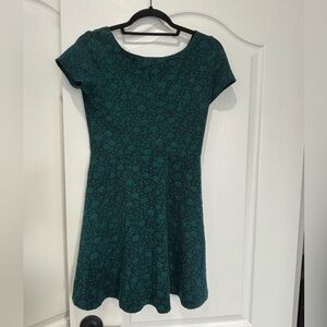 Forever 21 Teal Lace Mini Dress